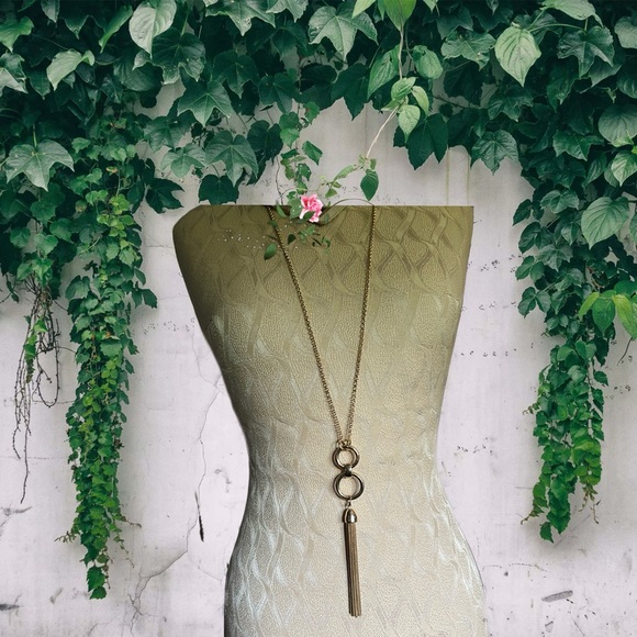 LOFT 34"L Circle Tassel Pendant - Picture 5 of 5